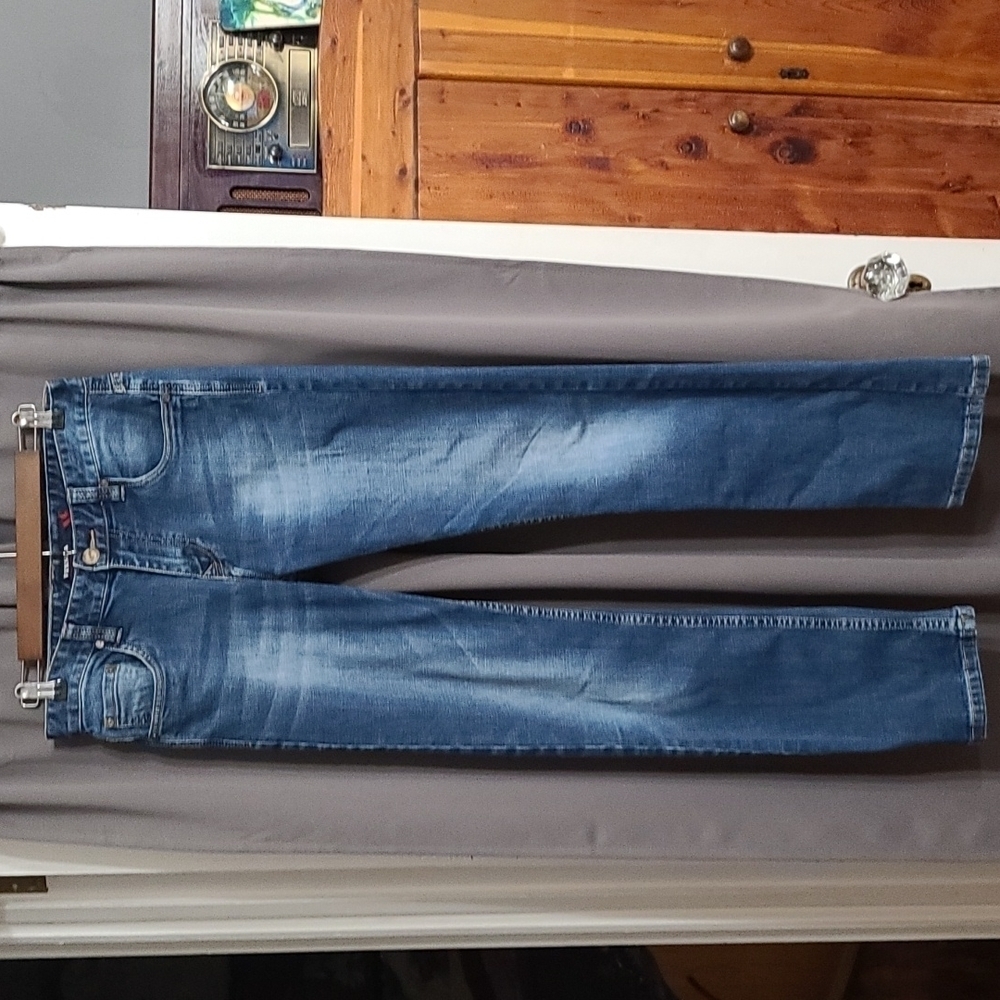 Vinsha Duplicated Star King Jeans Mens Straight Legs‎  Size 32x34? EUC READ
